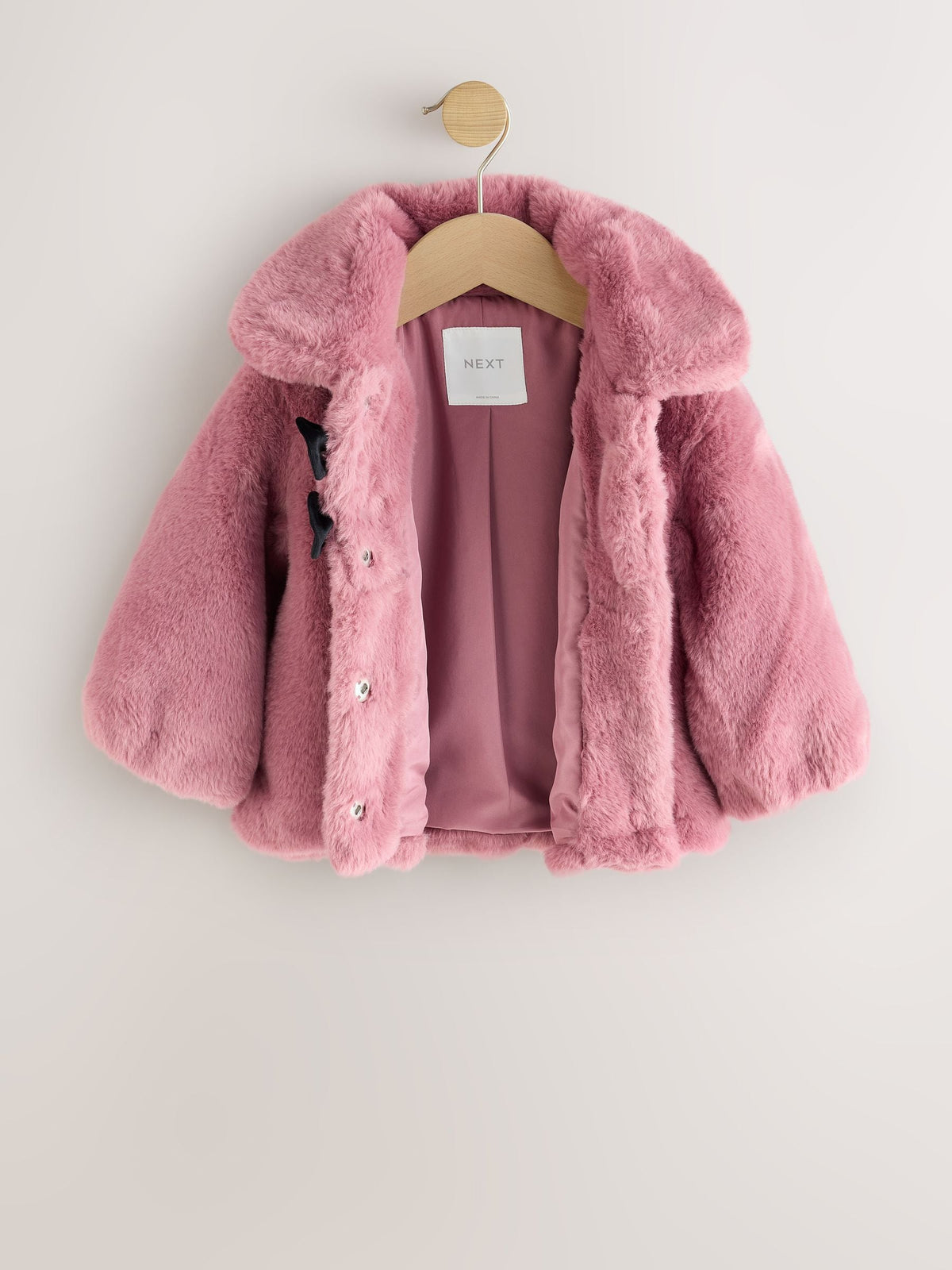 Dsiney Kidz - Pink Skirted Faux Fur Coat (12mths-7yrs) image 6