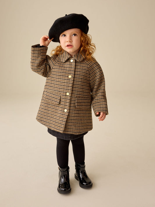 Brown Heritage Check Coat (3mths-7yrs) - image 2