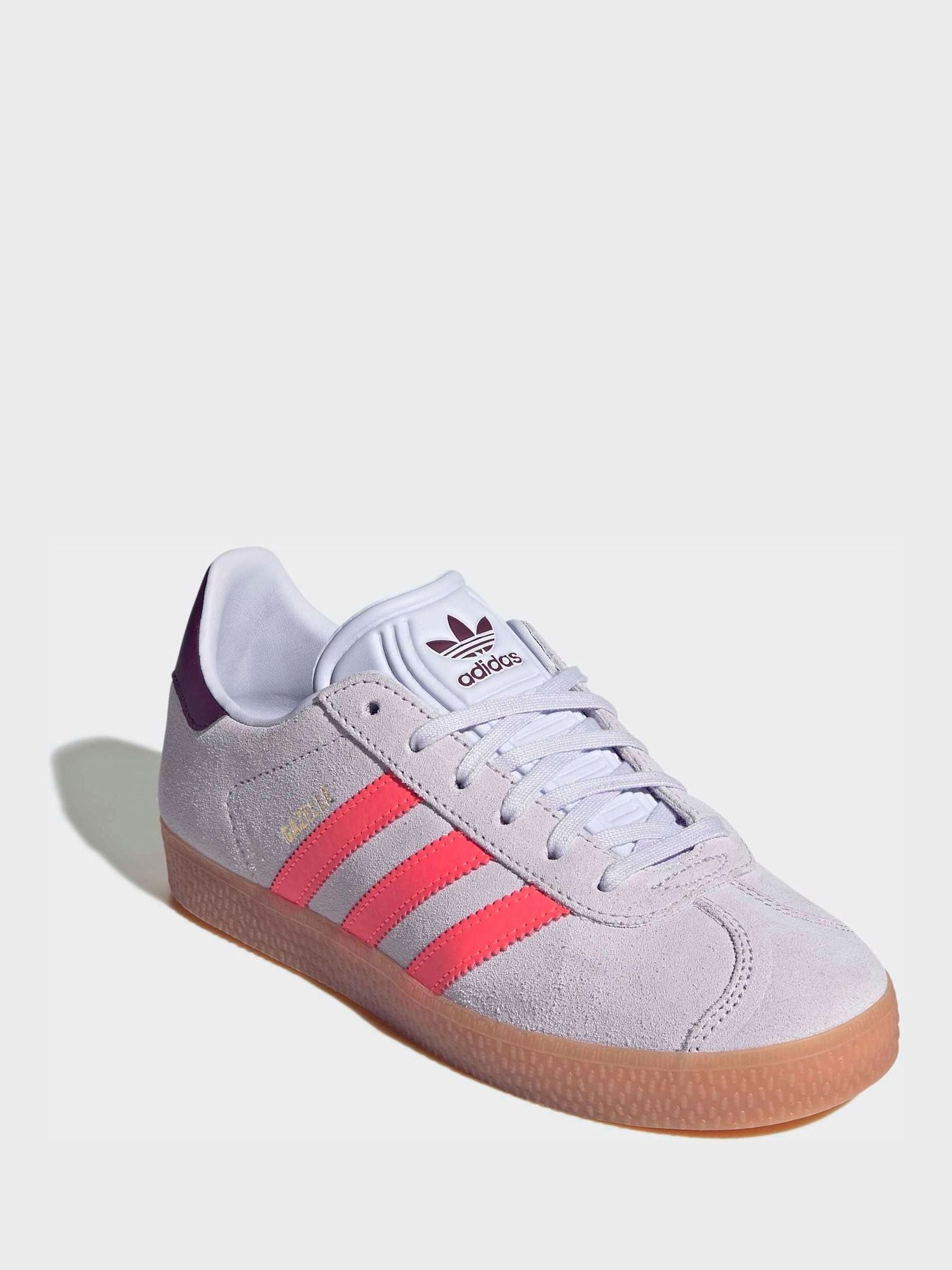 adidas Originals Purple Junior Gazelle Trainers image 1