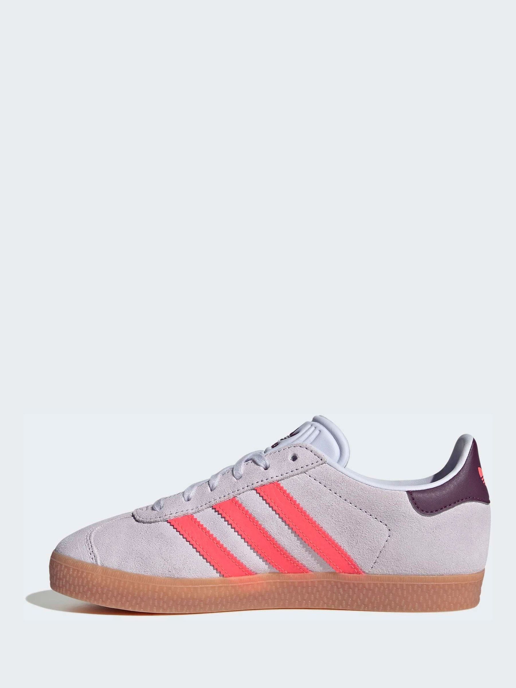adidas Originals Purple Junior Gazelle Trainers image 3
