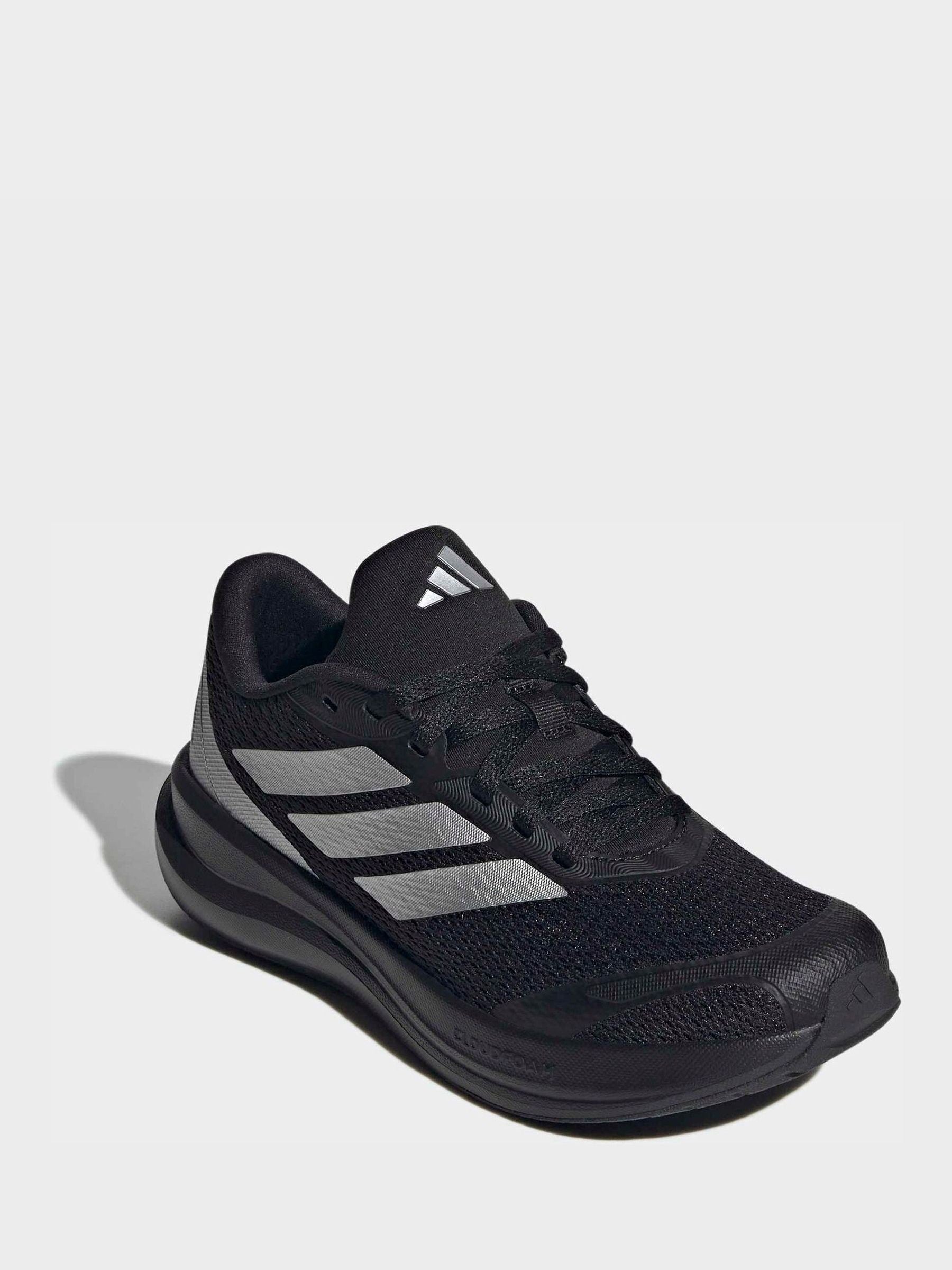 adidas Black/Silver Runfalcon 6 Junior Trainers image 1