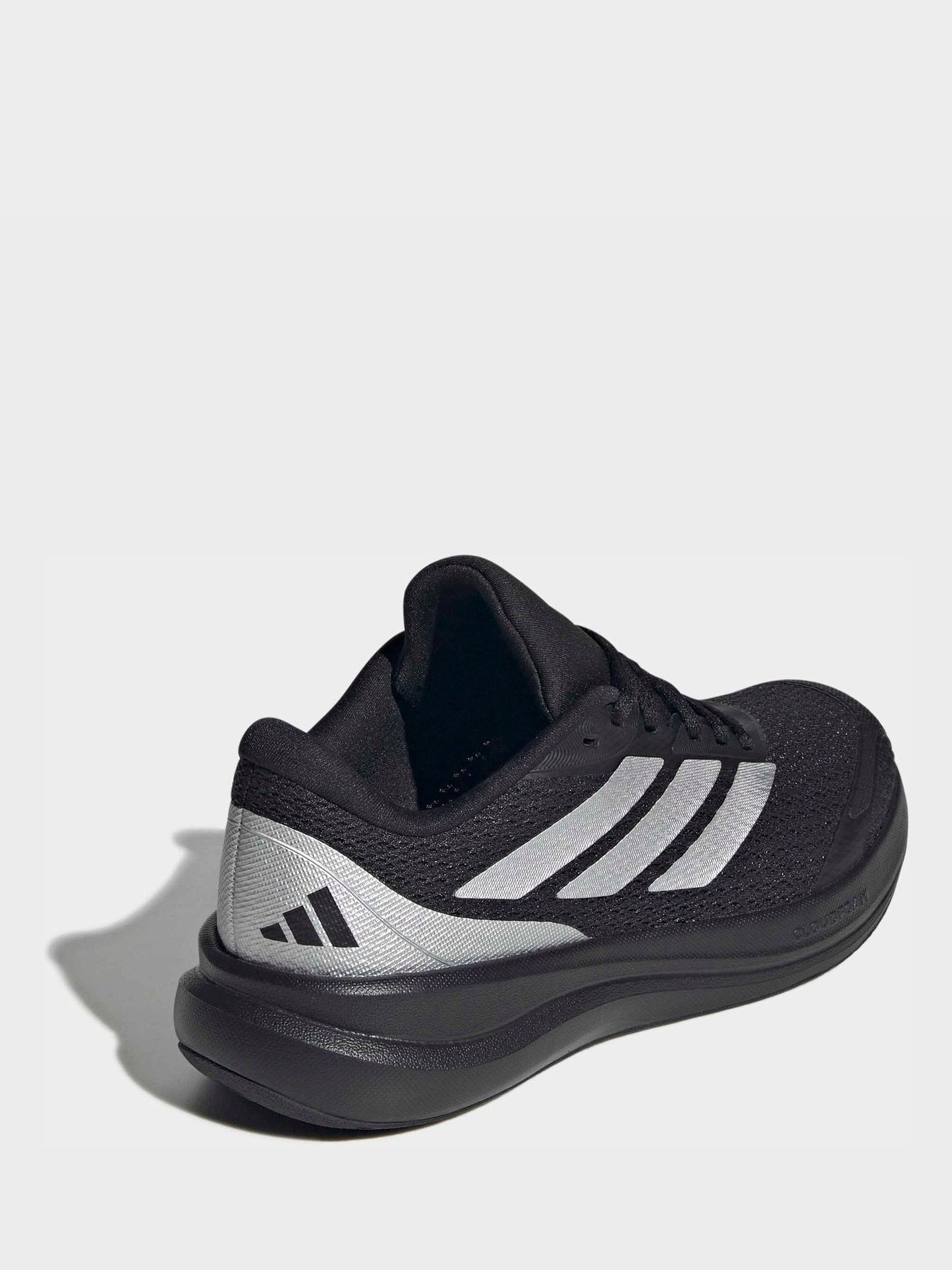 adidas Black/Silver Runfalcon 6 Junior Trainers image 4