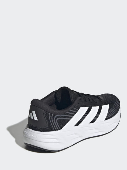 adidas Black/White Galaxy 8 Junior Trainers image 2