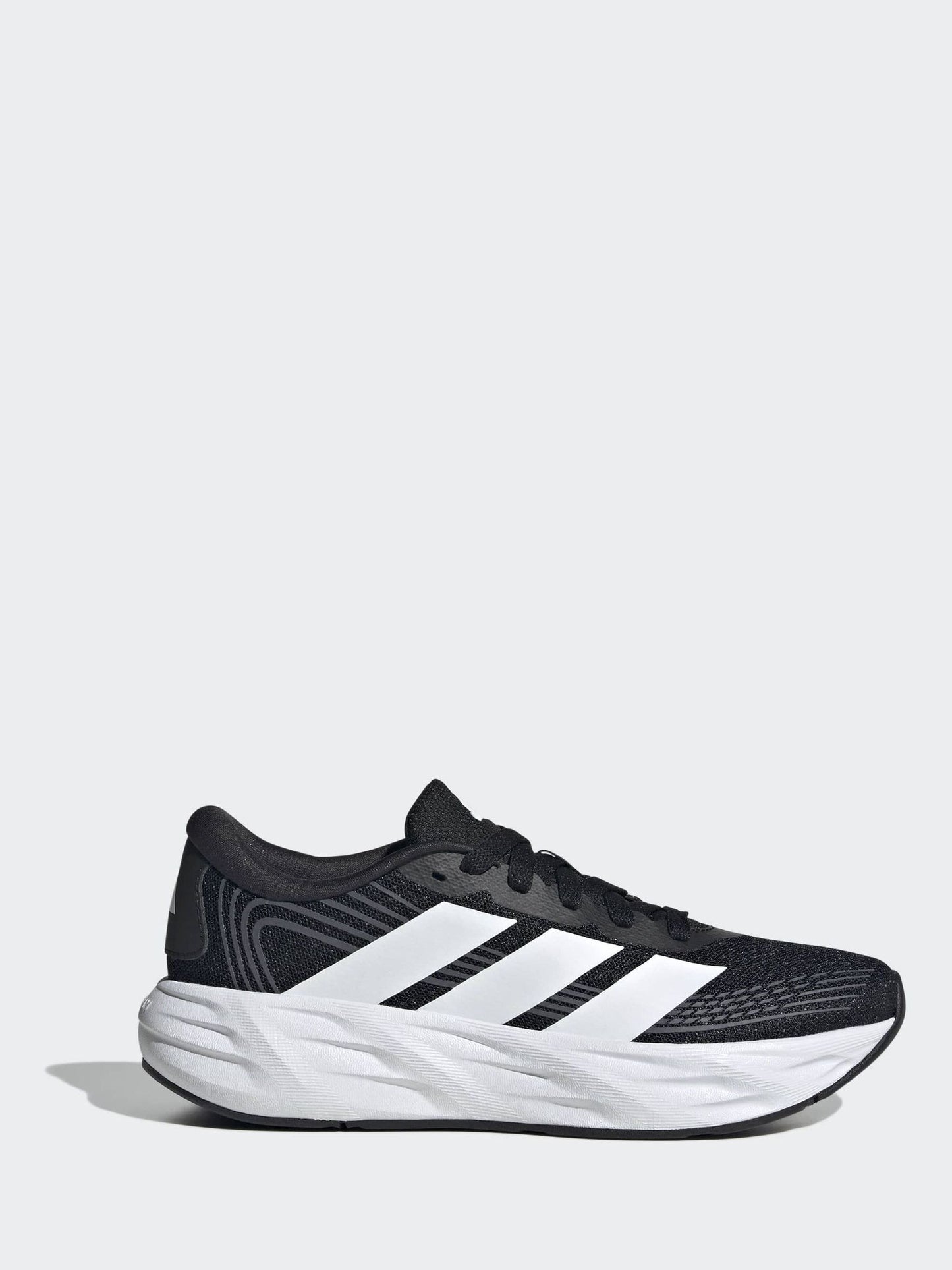 adidas Black/White Galaxy 8 Junior Trainers image 3