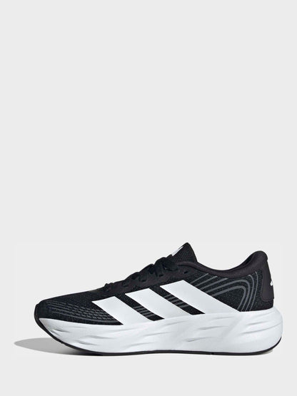 adidas Black/White Galaxy 8 Junior Trainers image 4