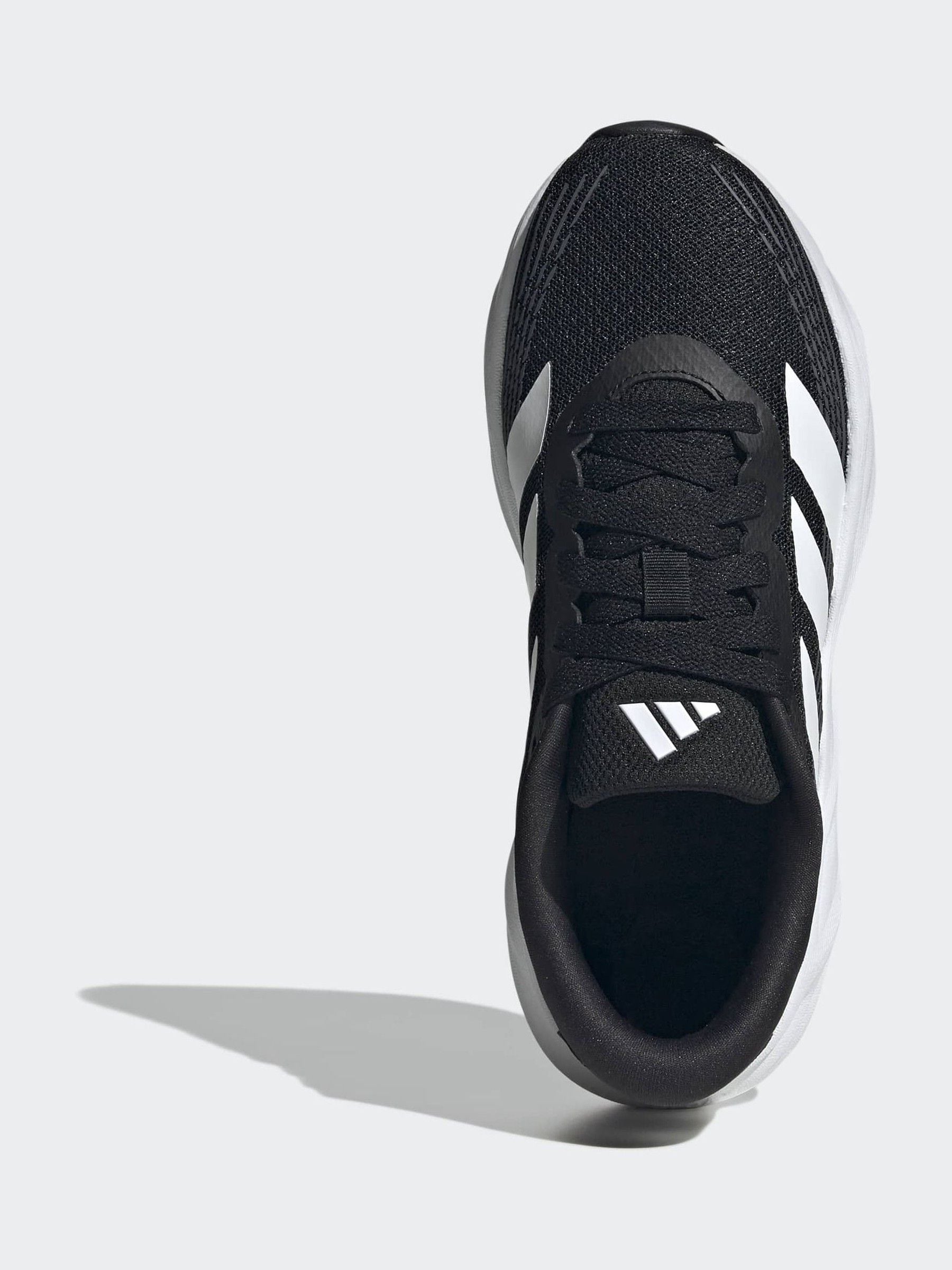 adidas Black/White Galaxy 8 Junior Trainers image 5