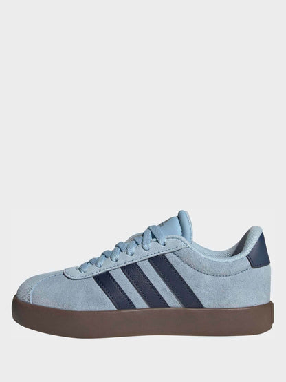 adidas Blue/Navy Blue VL Court 3.0 Trainers image 3