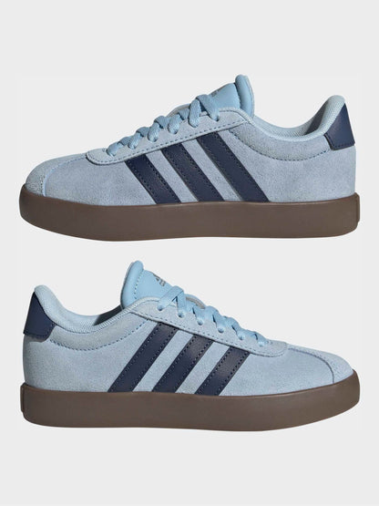 adidas Blue/Navy Blue VL Court 3.0 Trainers image 8