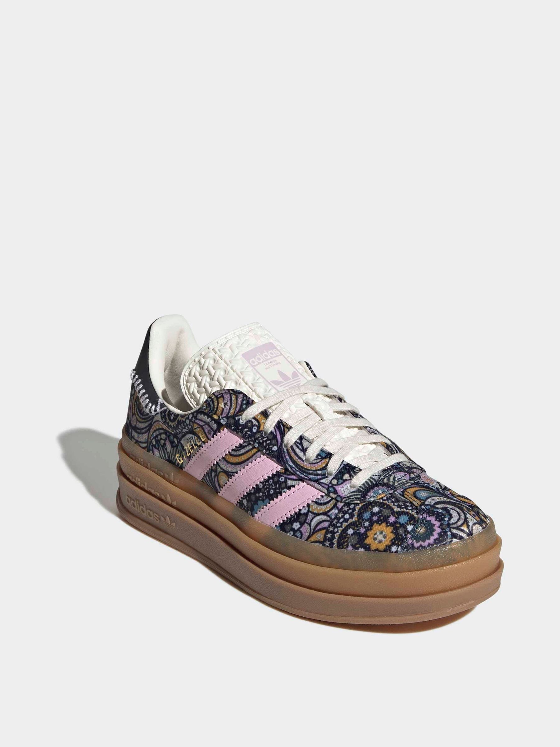adidas Originals Black Liberty London Gazelle Bold Trainers image 1