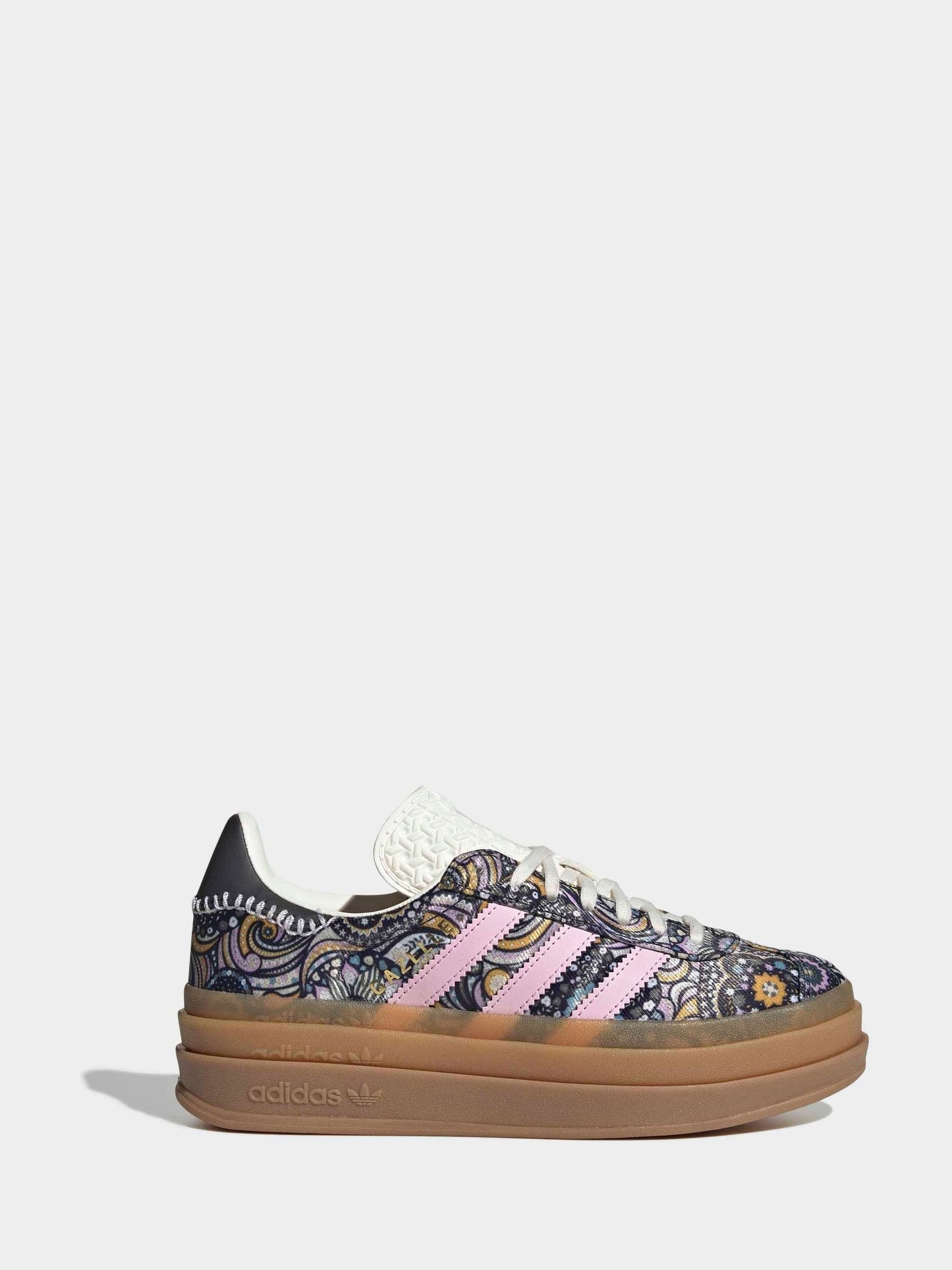 adidas Originals Black Liberty London Gazelle Bold Trainers image 2