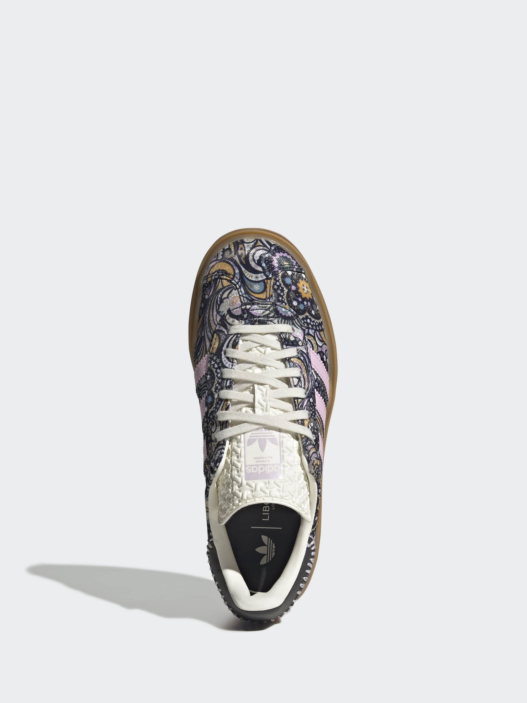adidas Originals Black Liberty London Gazelle Bold Trainers image 4