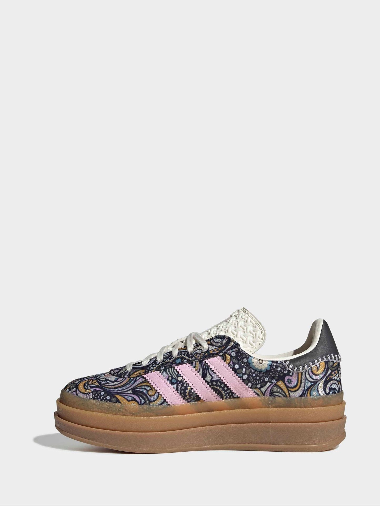 adidas Originals Black Liberty London Gazelle Bold Trainers image 6
