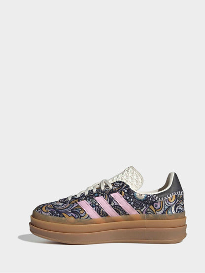 adidas Originals Black Liberty London Gazelle Bold Trainers image 6