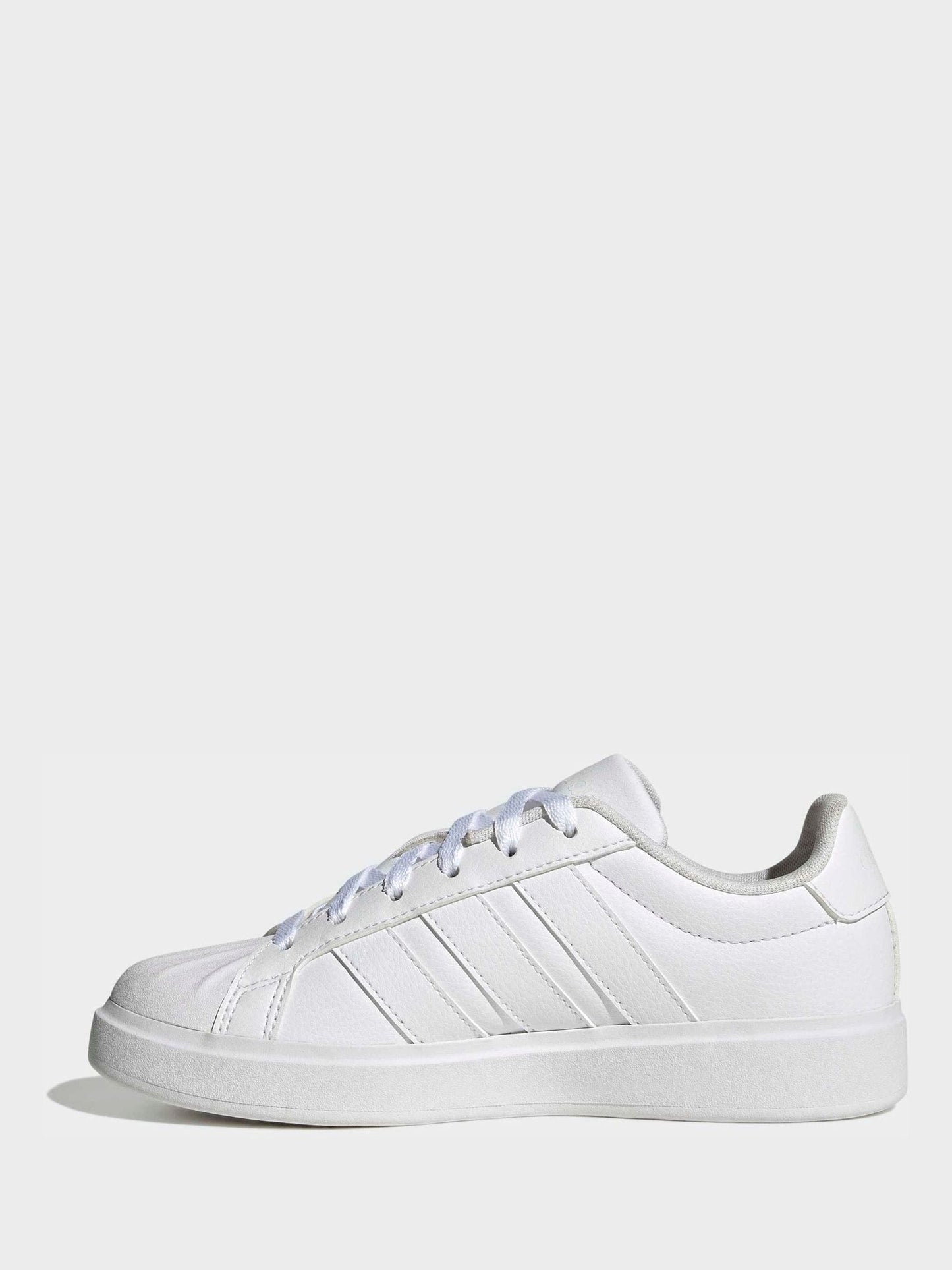 adidas White Streettalk Junior Trainers image 2
