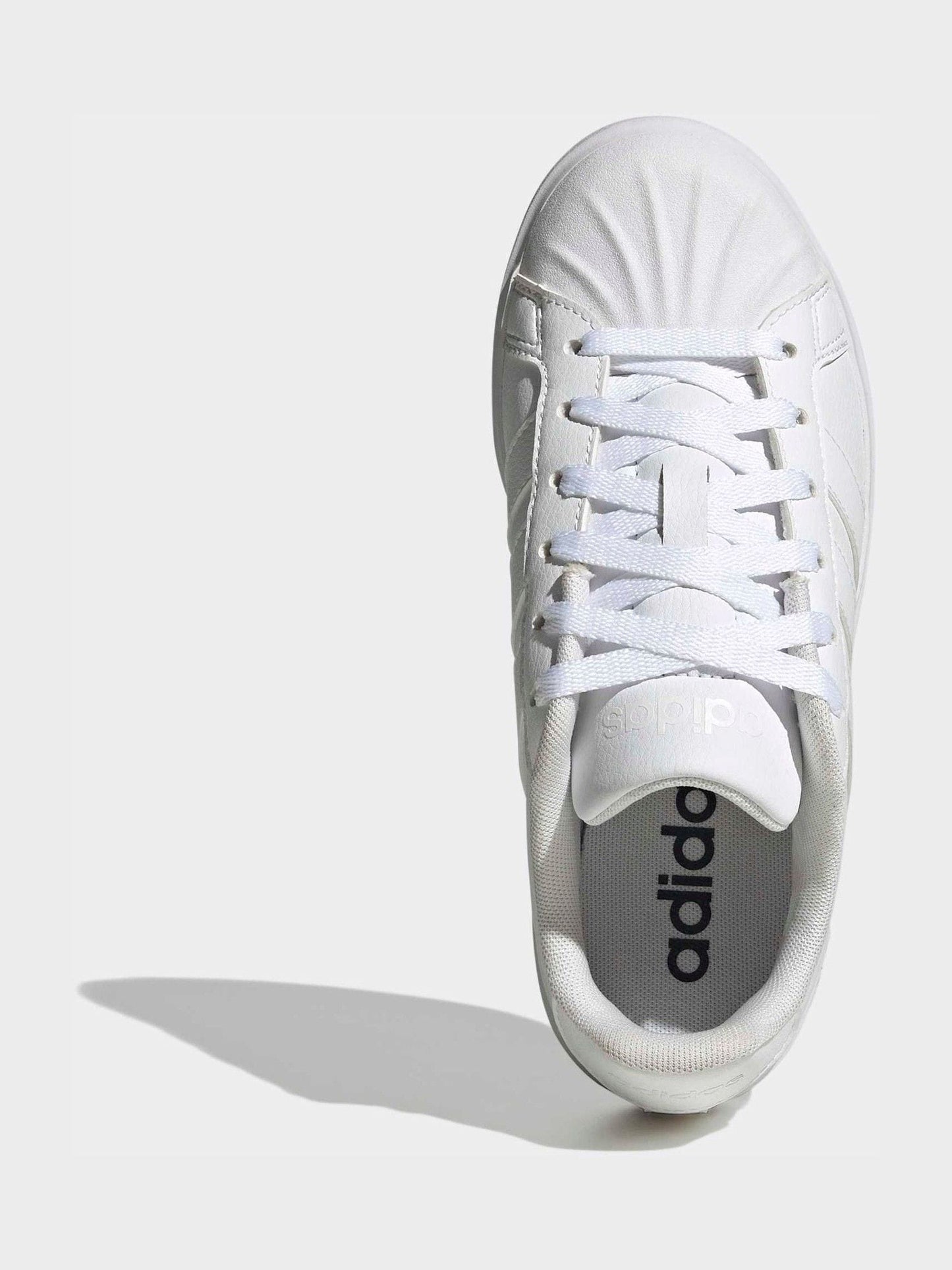 adidas White Streettalk Junior Trainers image 7