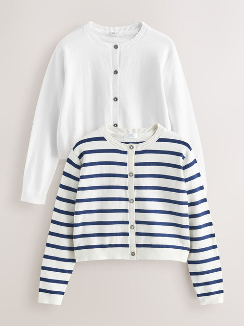 Dsiney Kidz - Stripe/Plain Cardigans 2 Pack (3-16yrs) image 1