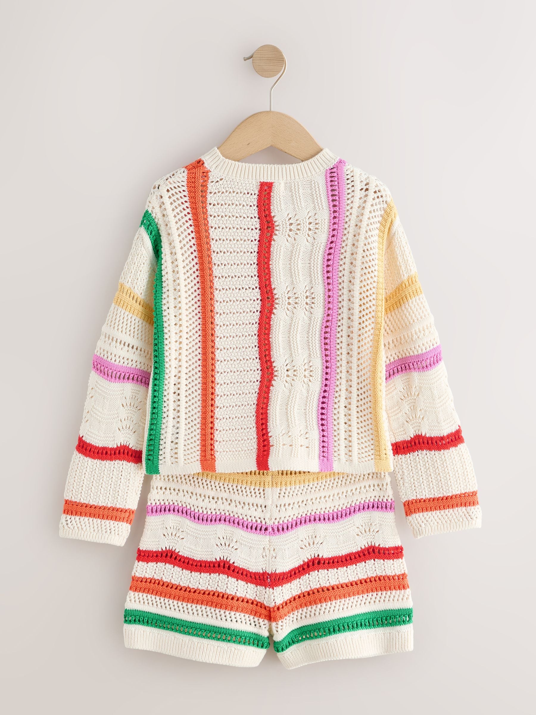 Dsiney Kidz - Rainbow Knitted Top & Shorts Set (3-16yrs) image 13