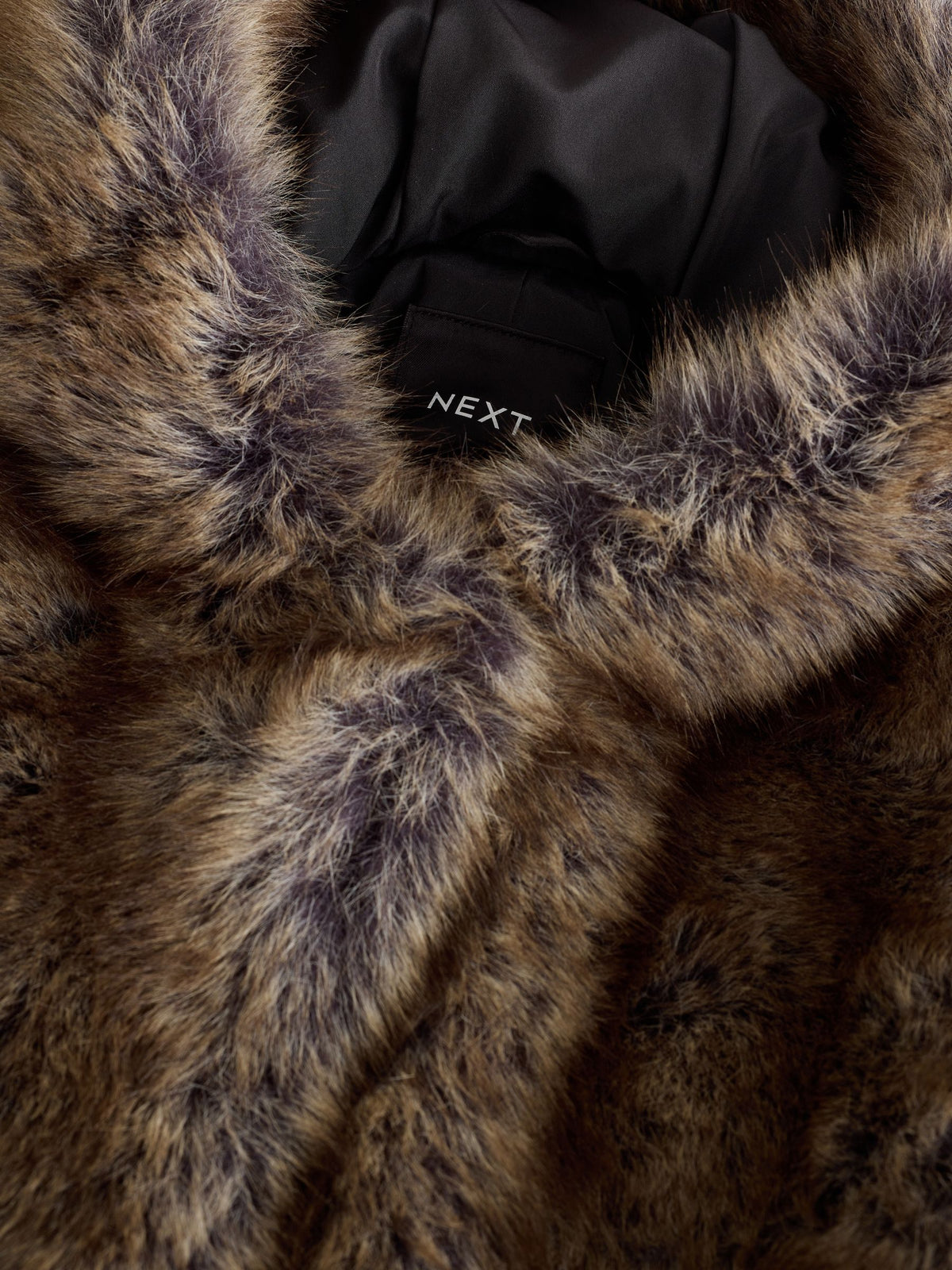 Warm Brown Faux Fur Coat With Hood (3-16yrs) - image 8