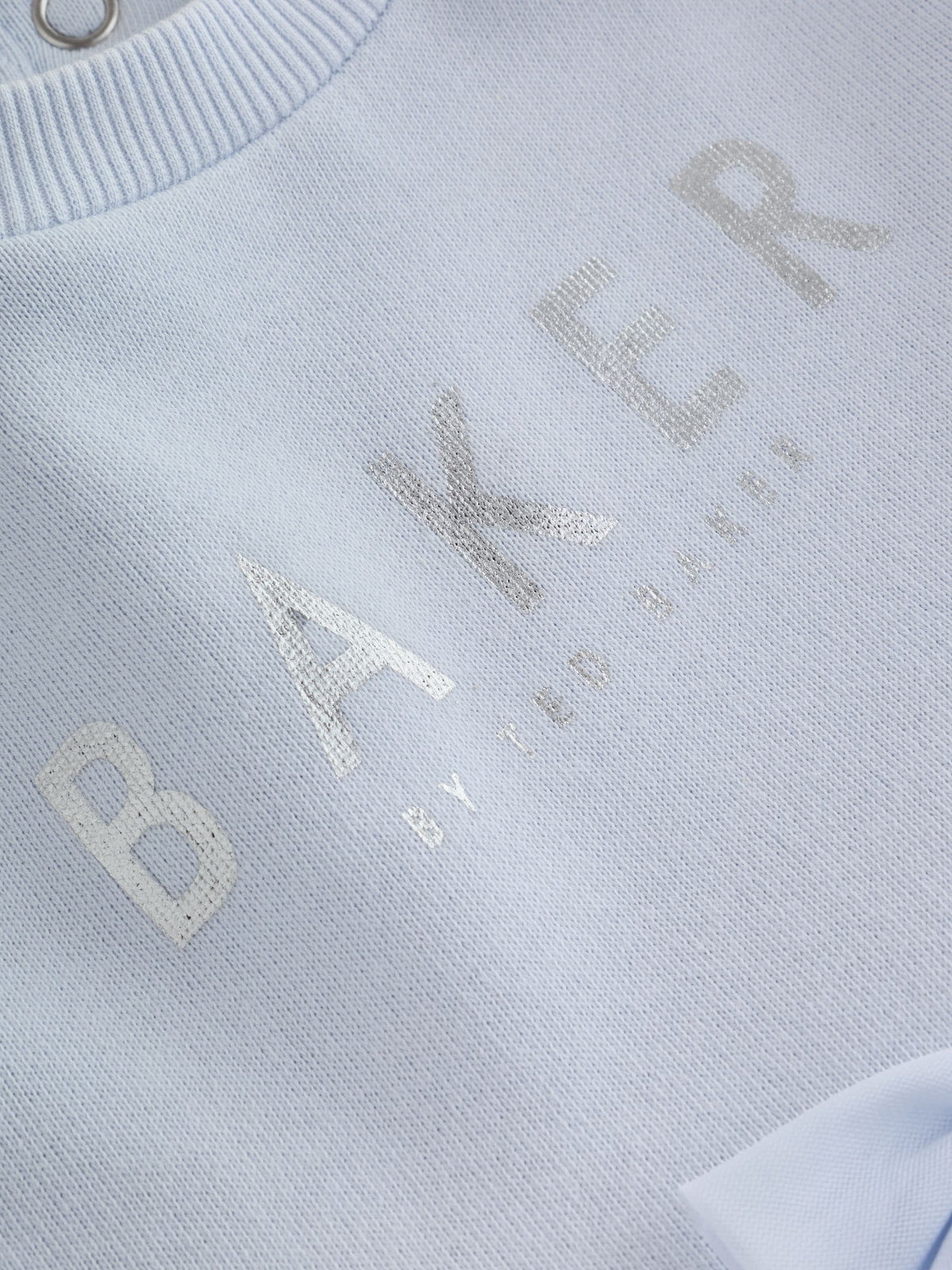 Baker by Ted Baker Blue Bow Mesh Godet Sweat Dress - image 12