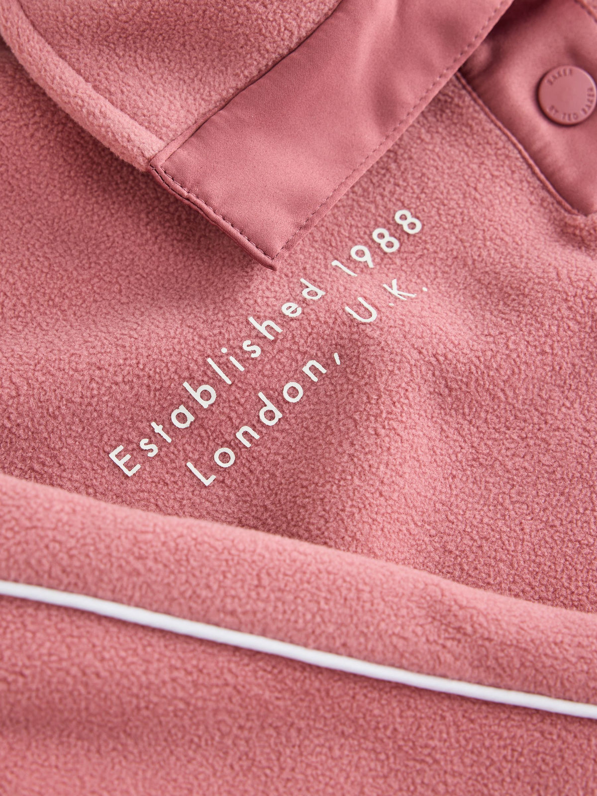 Baker by Ted Baker Pink Micro Fleece Funnel Neck Top & Jogger set - image 10