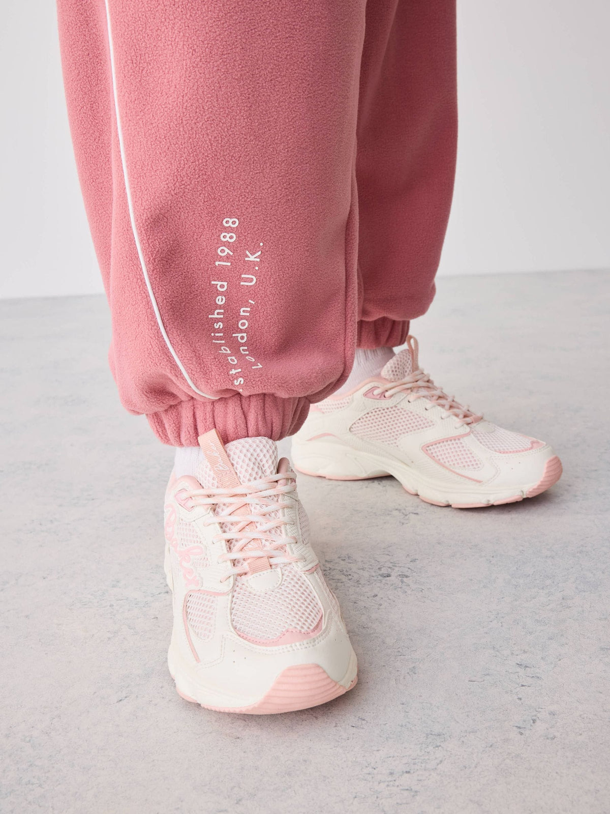 Baker by Ted Baker Pink Micro Fleece Funnel Neck Top & Jogger set - image 5