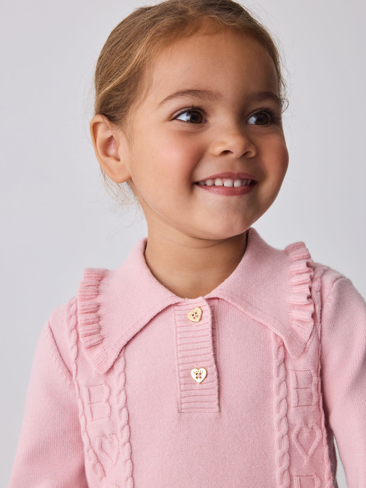 Baker by Ted Baker Pink 2 Piece Knitted Collar Top & Skirt Set - image 5
