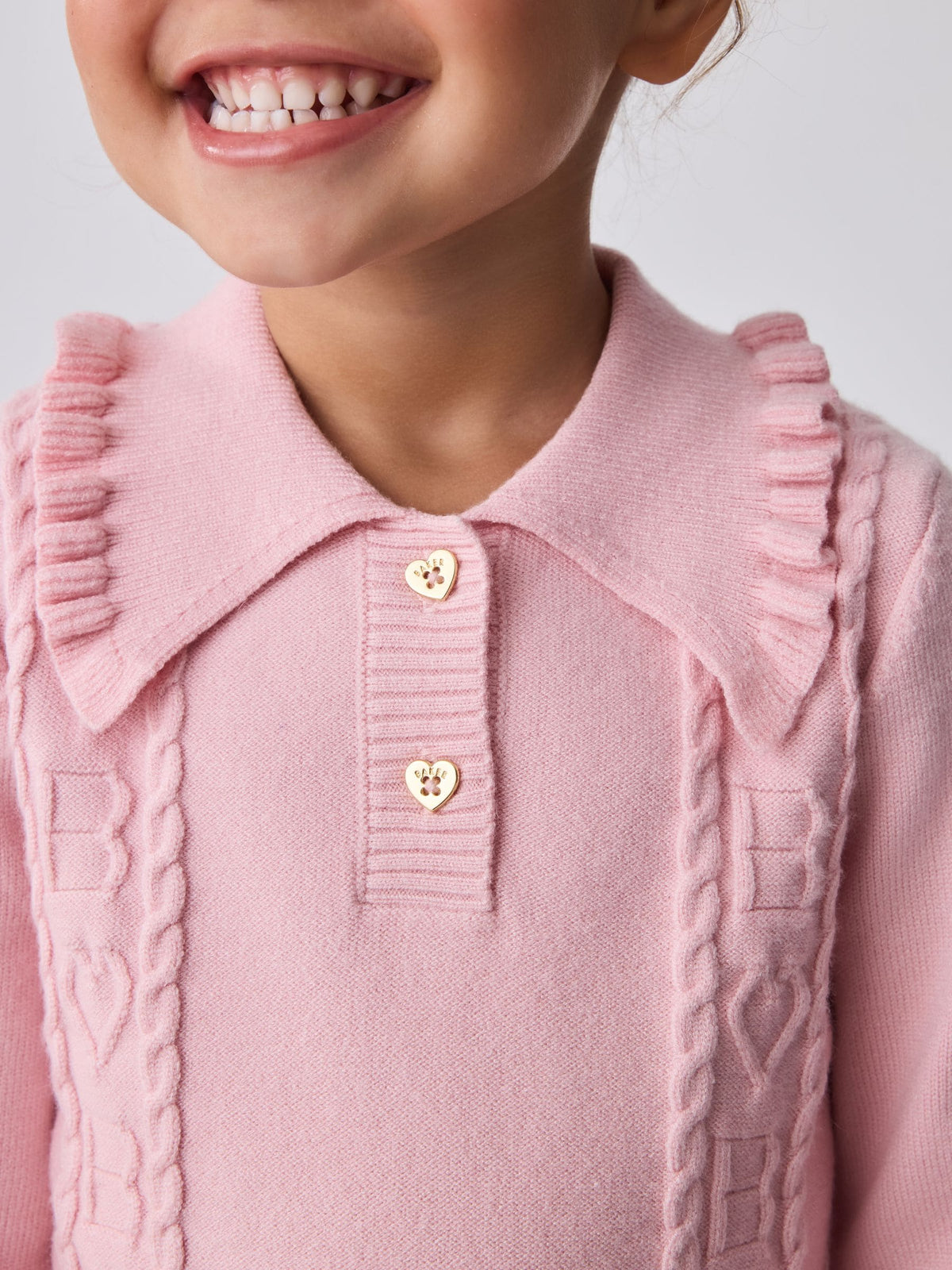 Baker by Ted Baker Pink 2 Piece Knitted Collar Top & Skirt Set - image 6