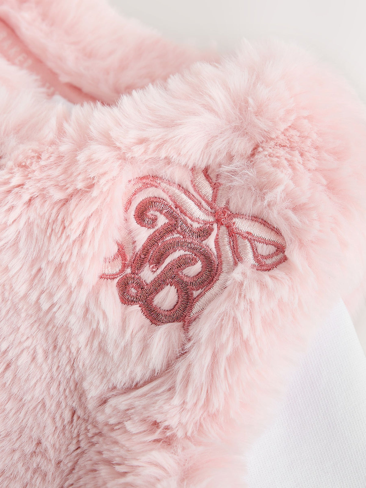 Baker by Ted Baker Pink 3 Piece Fur Gilet T-Shirt & Printed Leggings Set - image 6