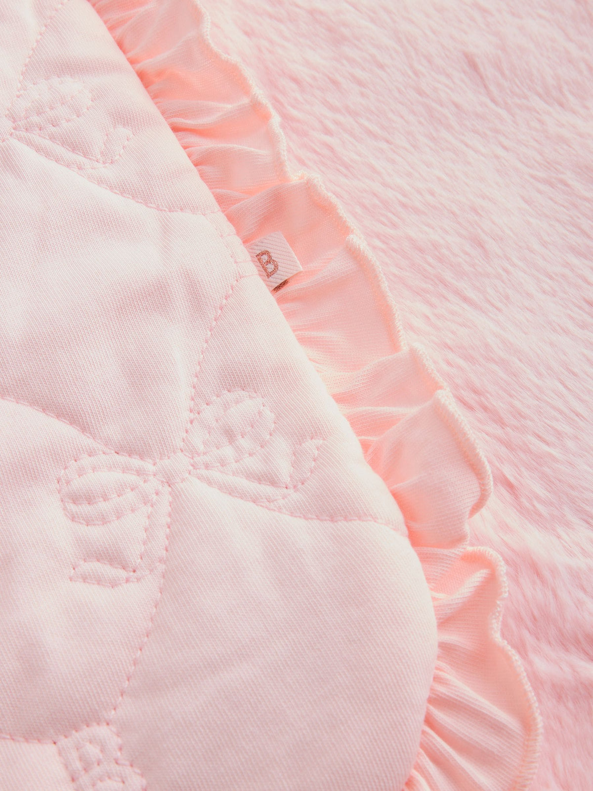 Baker by Ted Baker Pink Quilted Fur Lined Blanket - image 2