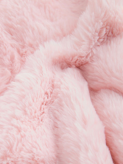 Baker by Ted Baker Pink Quilted Fur Lined Blanket - image 3