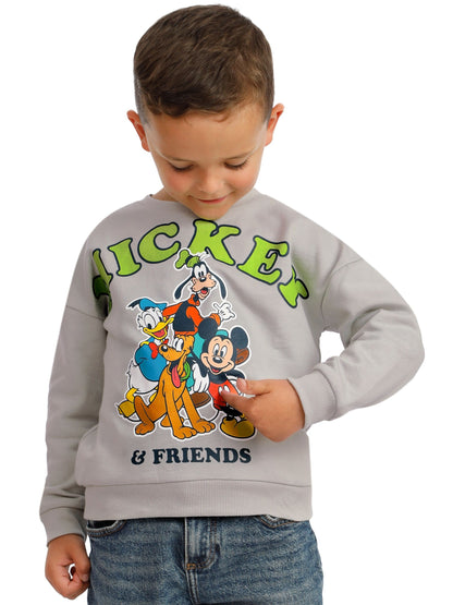 Dsiney Kidz - Character Grey Mickey Mouse & Friends Sweatshirt image 4