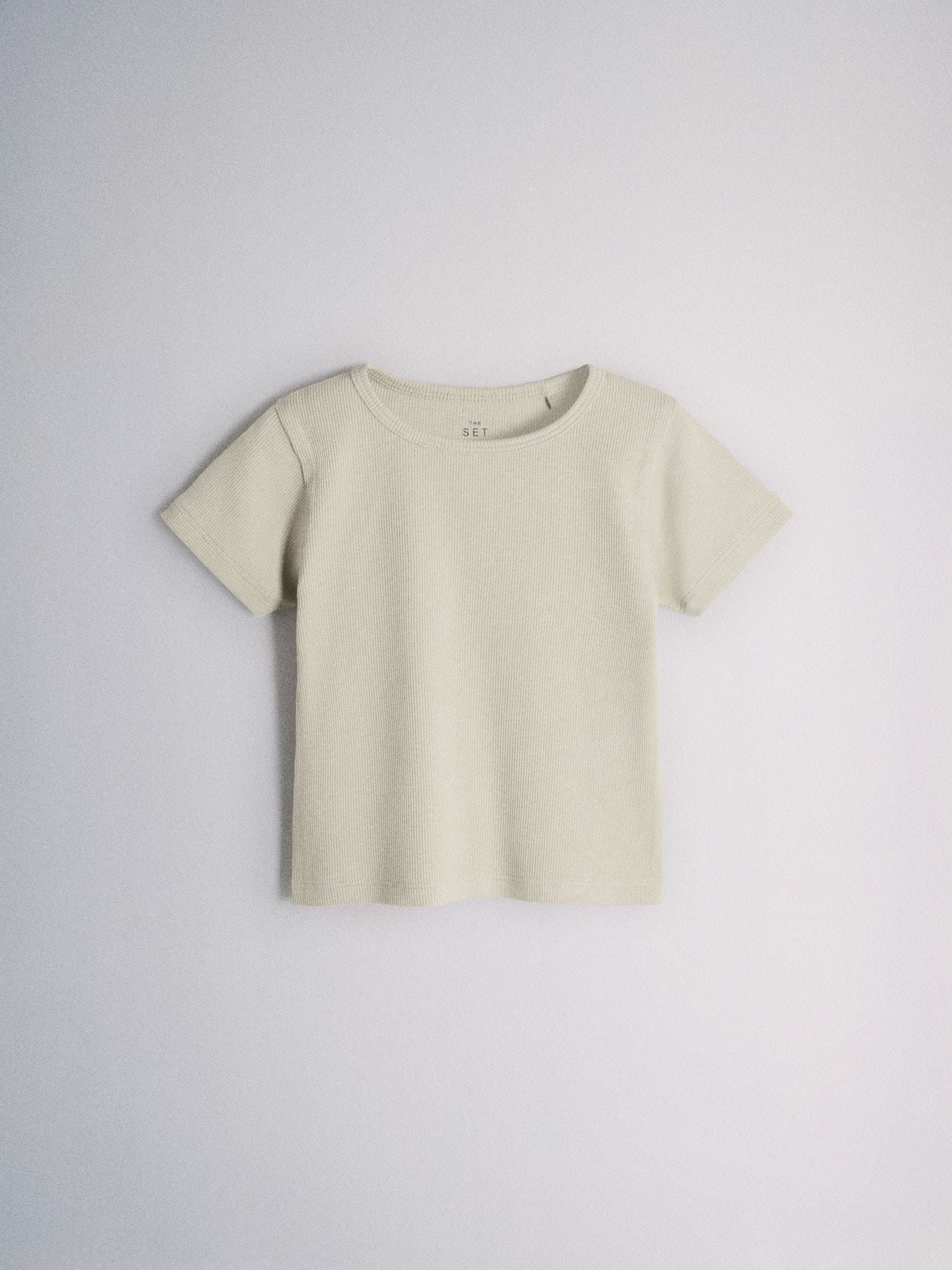 Dsiney Kidz - The Set 4 Pack Cropped Jersey Rib Short Sleeve T-Shirt Pink/Grey/Green/White image 2