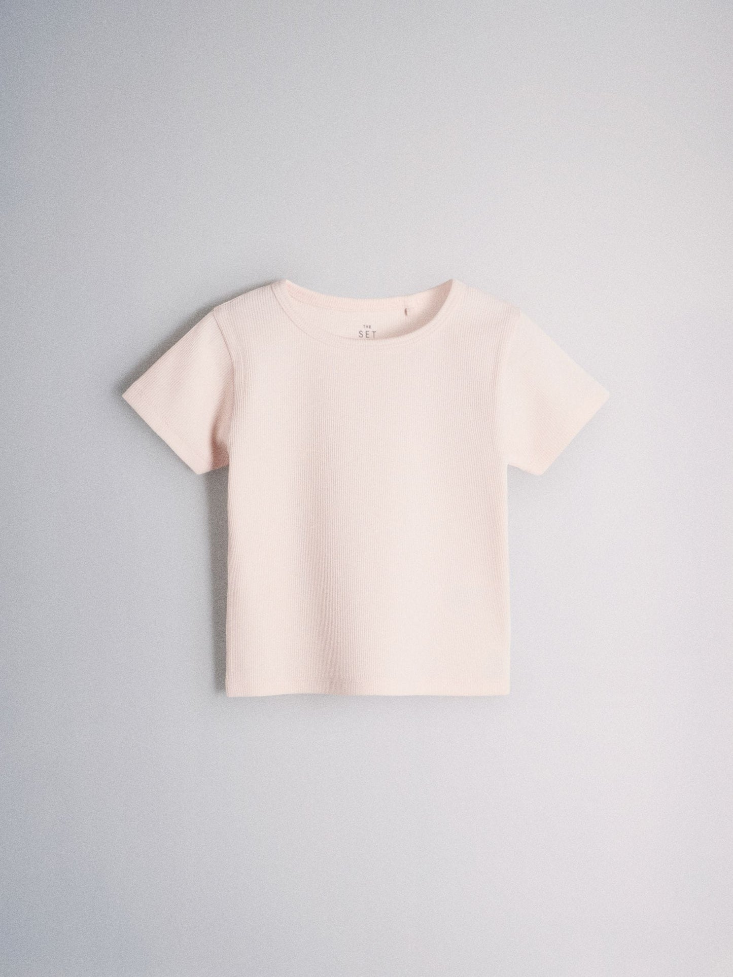 Dsiney Kidz - The Set 4 Pack Cropped Jersey Rib Short Sleeve T-Shirt Pink/Grey/Green/White image 4