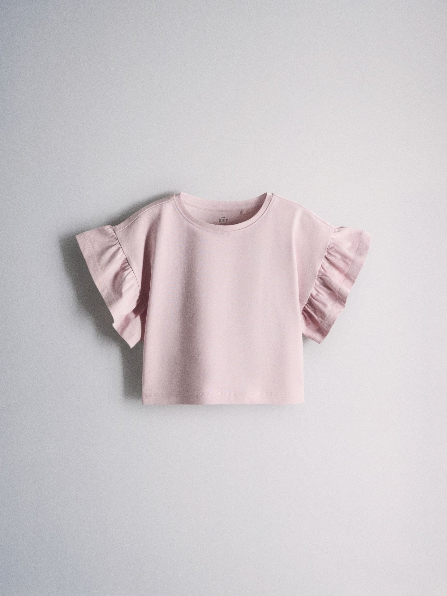Dsiney Kidz - The Set 4 Pack Frill Sleeve Cotton T-Shirts Pink/Cream/Purple image 2