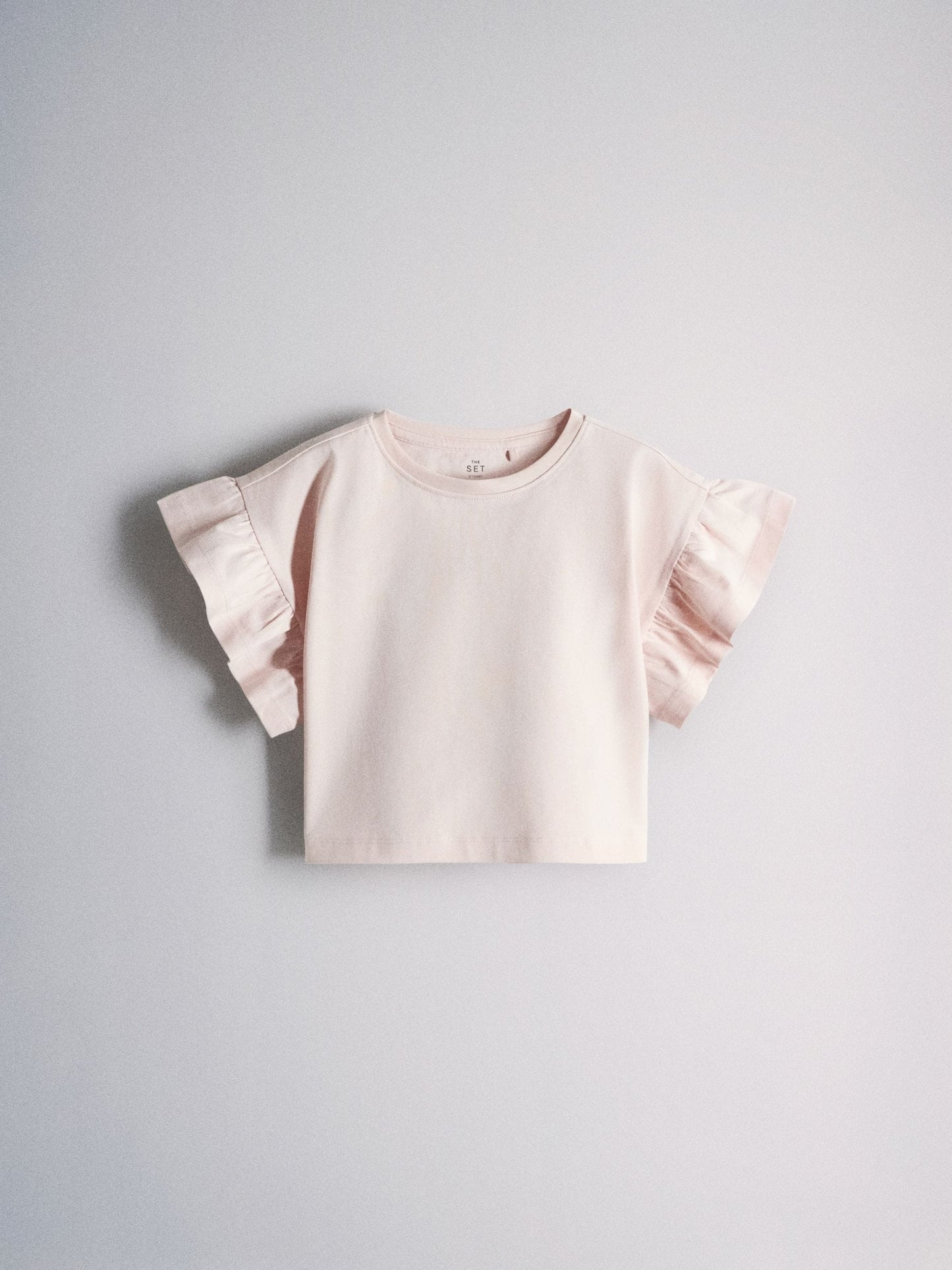 Dsiney Kidz - The Set 4 Pack Frill Sleeve Cotton T-Shirts Pink/Cream/Purple image 3