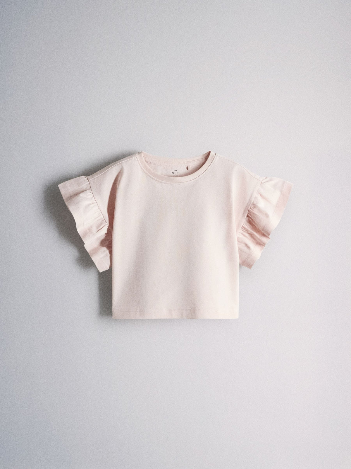 Dsiney Kidz - The Set 4 Pack Frill Sleeve Cotton T-Shirts Pink/Cream/Purple image 3