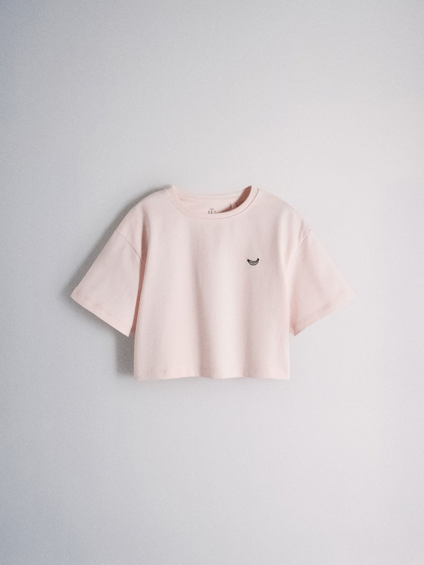 Dsiney Kidz - The Set 5 Pack Cropped Oversized T-Shirt with Embroidered Motif Pink/Purple/White image 8