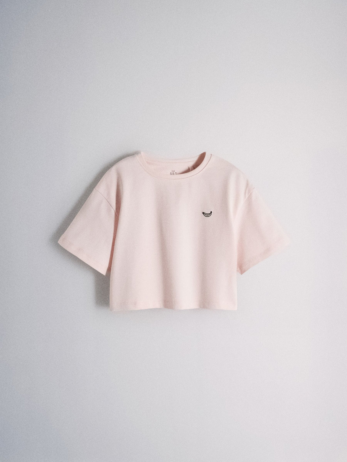 Dsiney Kidz - The Set 5 Pack Cropped Oversized T-Shirt with Embroidered Motif Pink/Purple/White image 8