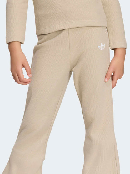 Dsiney Kidz - adidas Originals Brown Long Sleeve Top & Flare Leggings Set image 5