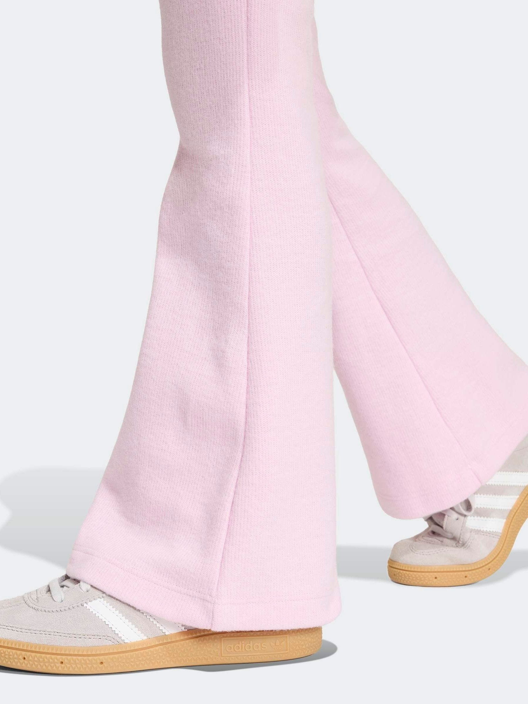 Dsiney Kidz - adidas Originals Pink Long Sleeve Top & Flare Leggings Set image 5