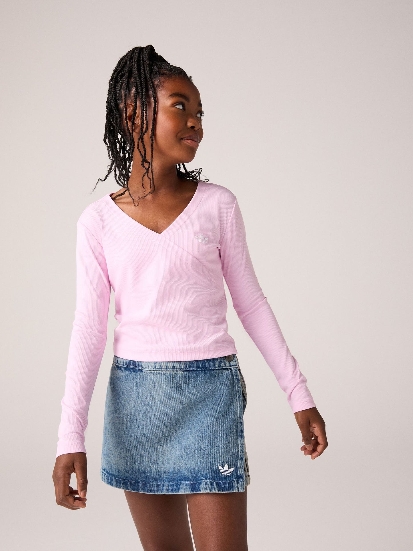 Dsiney Kidz - adidas Originals Blue Denim Skirt image 2