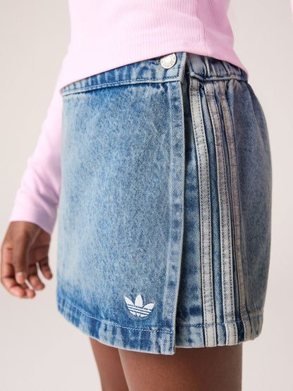 Dsiney Kidz - adidas Originals Blue Denim Skirt image 3