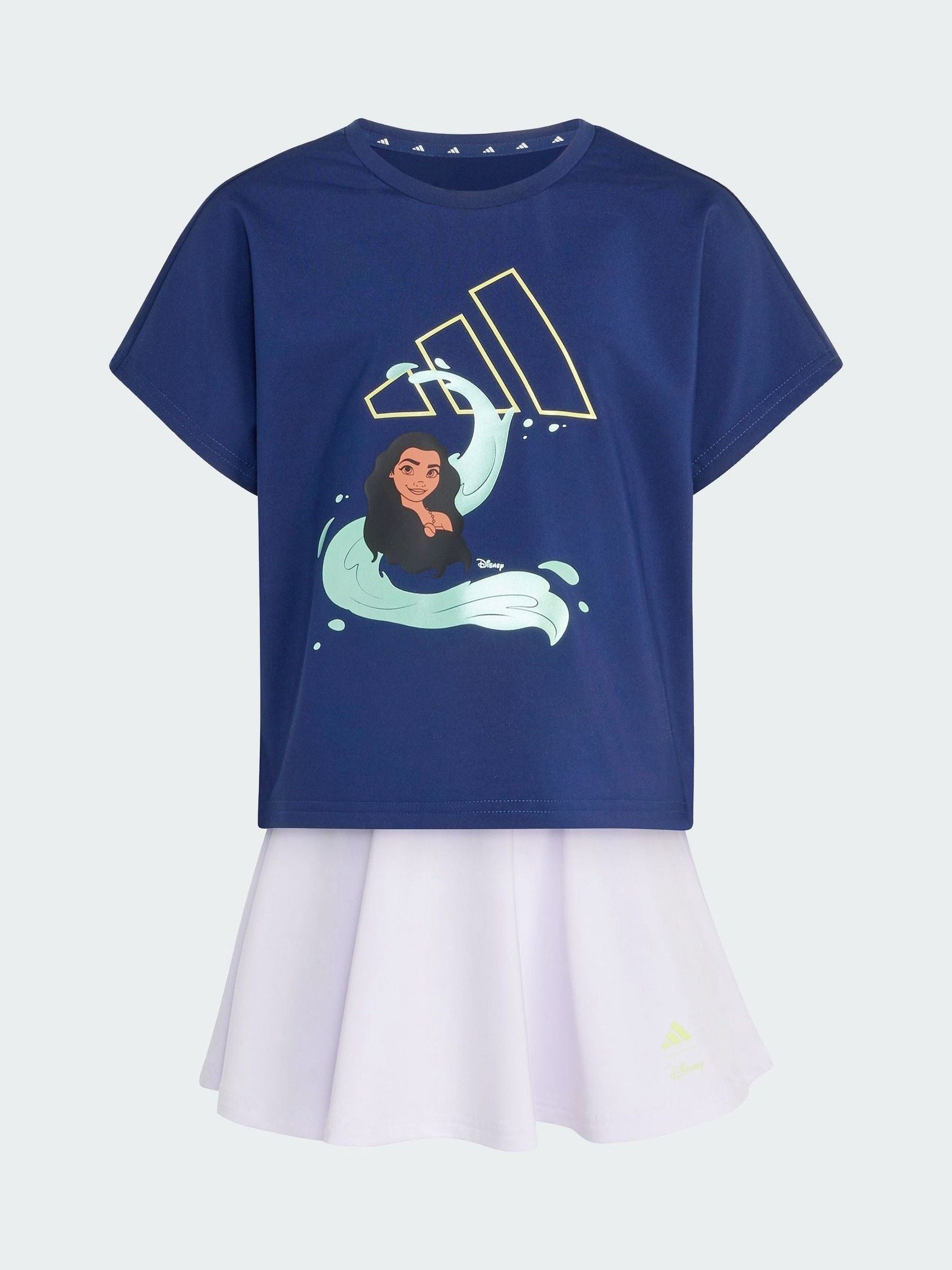 Dsiney Kidz - adidas Blue Disney Moana Little Kids Top and Skirt Set image 5