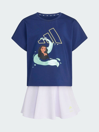 Dsiney Kidz - adidas Blue Disney Moana Little Kids Top and Skirt Set image 5