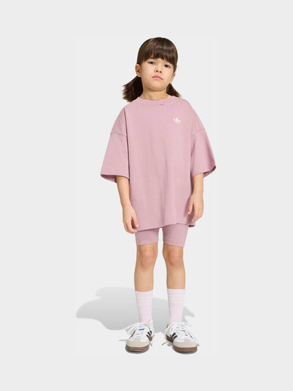 Dsiney Kidz - adidas Originals Purple T-Shirt and Shorts Set image 1