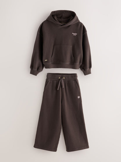 Superdry Brown Sweat Top & Joggers Set - image 8