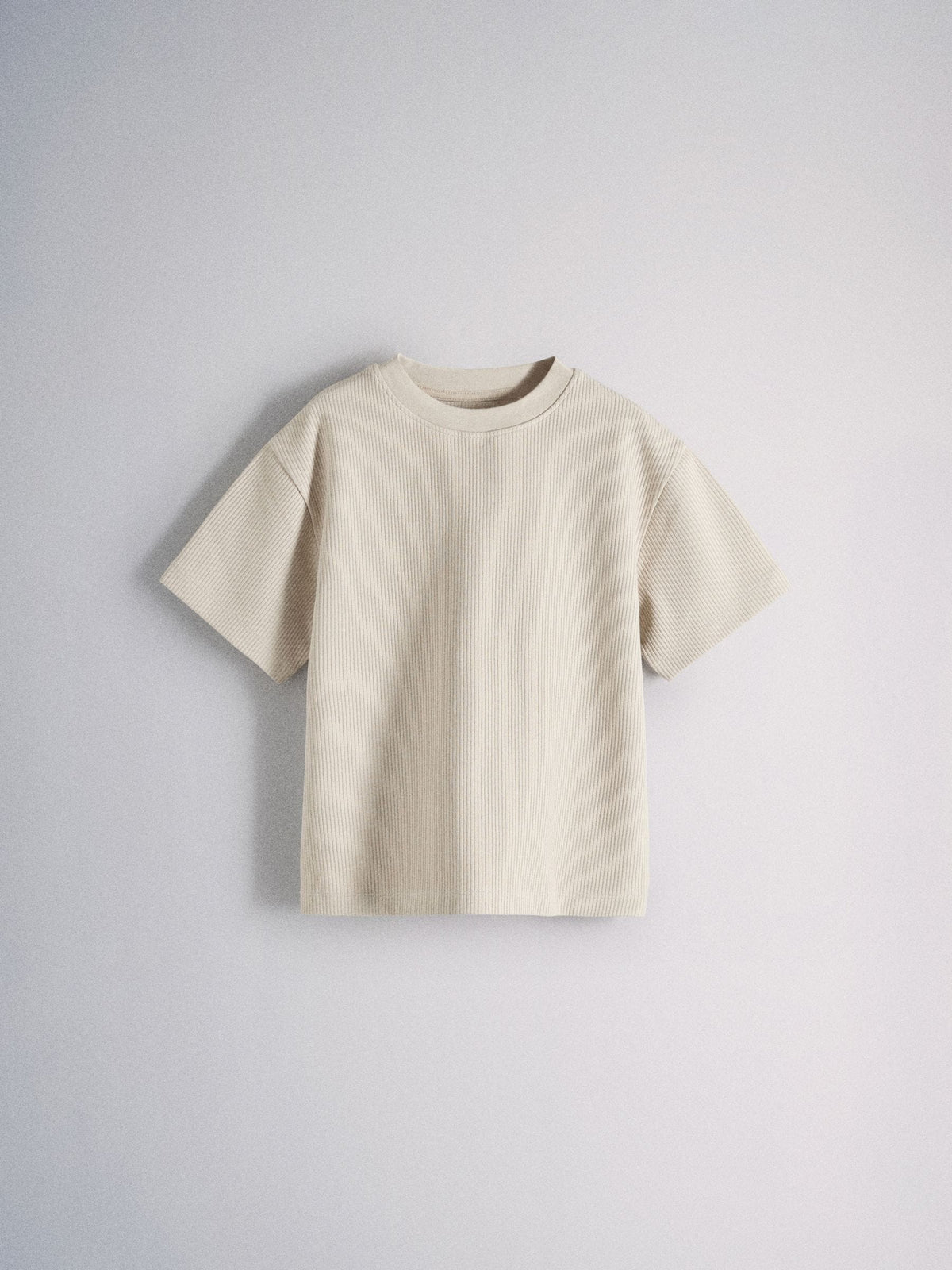 Dsiney Kidz - The Set 2 Pack Jersey Rib Short Sleeve Crew T-Shirt, Trophy Neck and Short Set Brown/Cream image 8