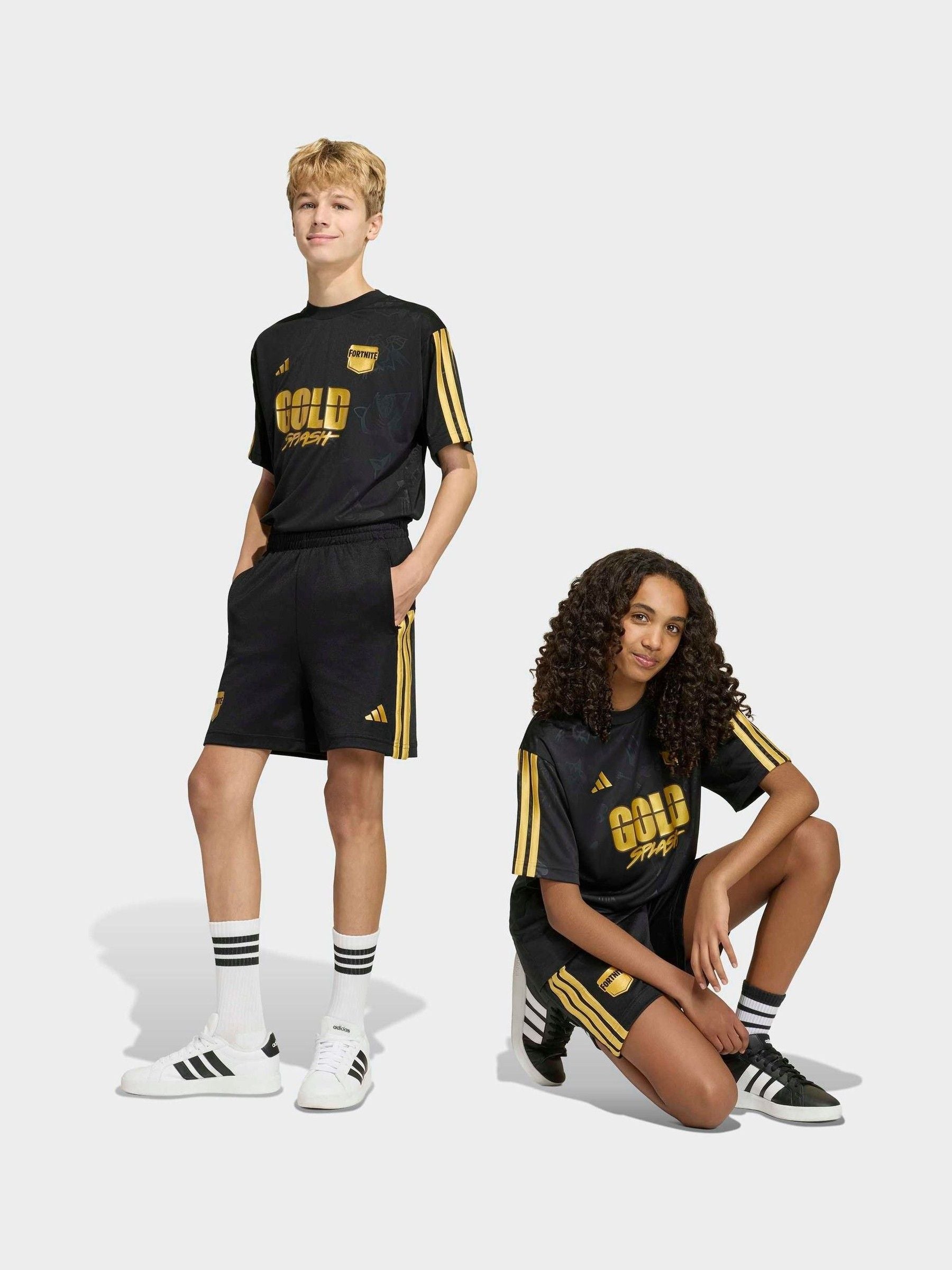 Dsiney Kidz - adidas Black Fortnite Shorts image 5