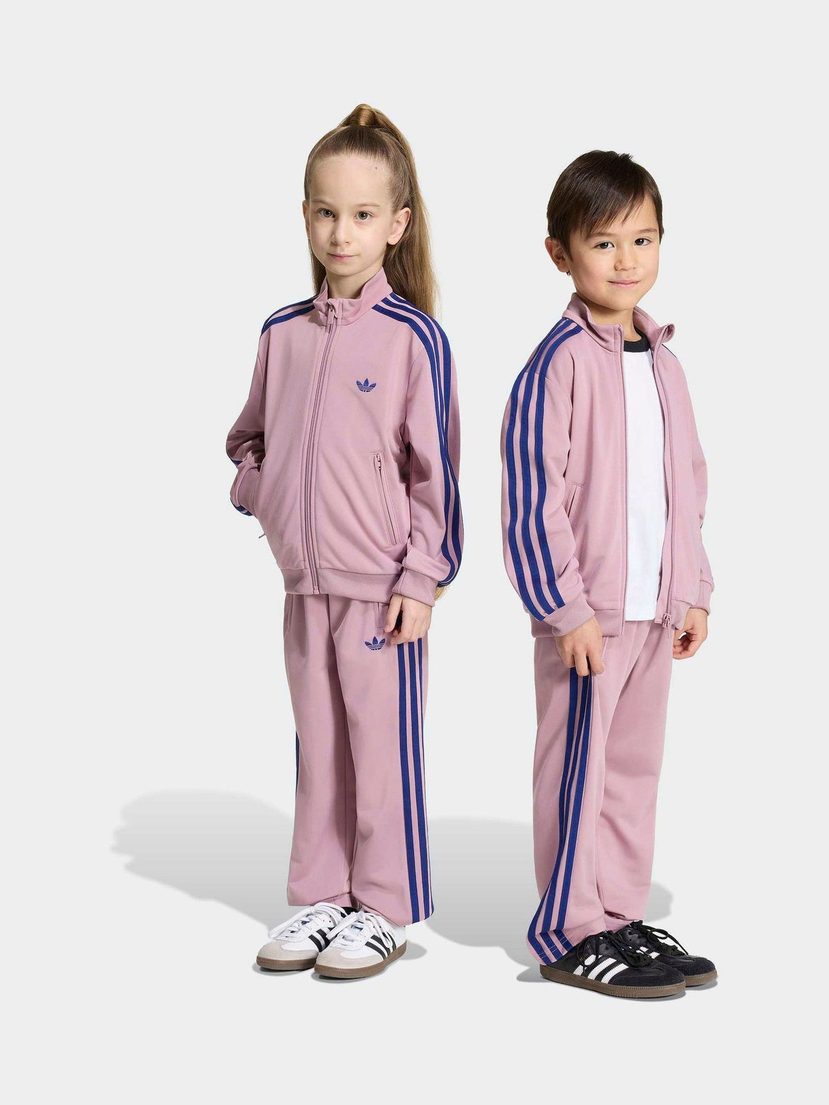adidas Originals Pink/Navy Firebird Tracksuit - image 3