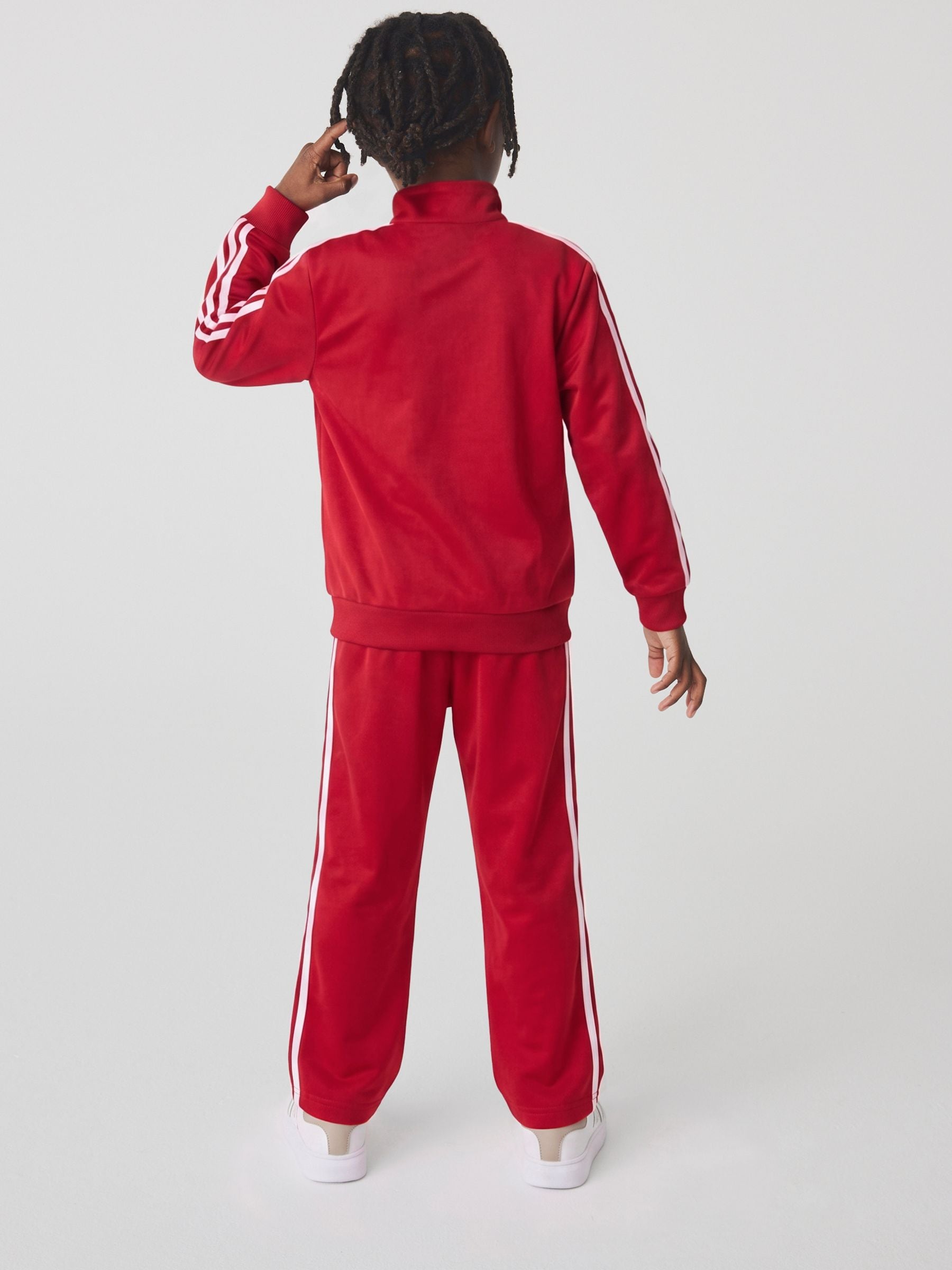 Dsiney Kidz - adidas Originals Red Firebird Little Kids Tracksuit image 2